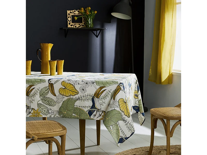 Nappe en coton enduit Brésil