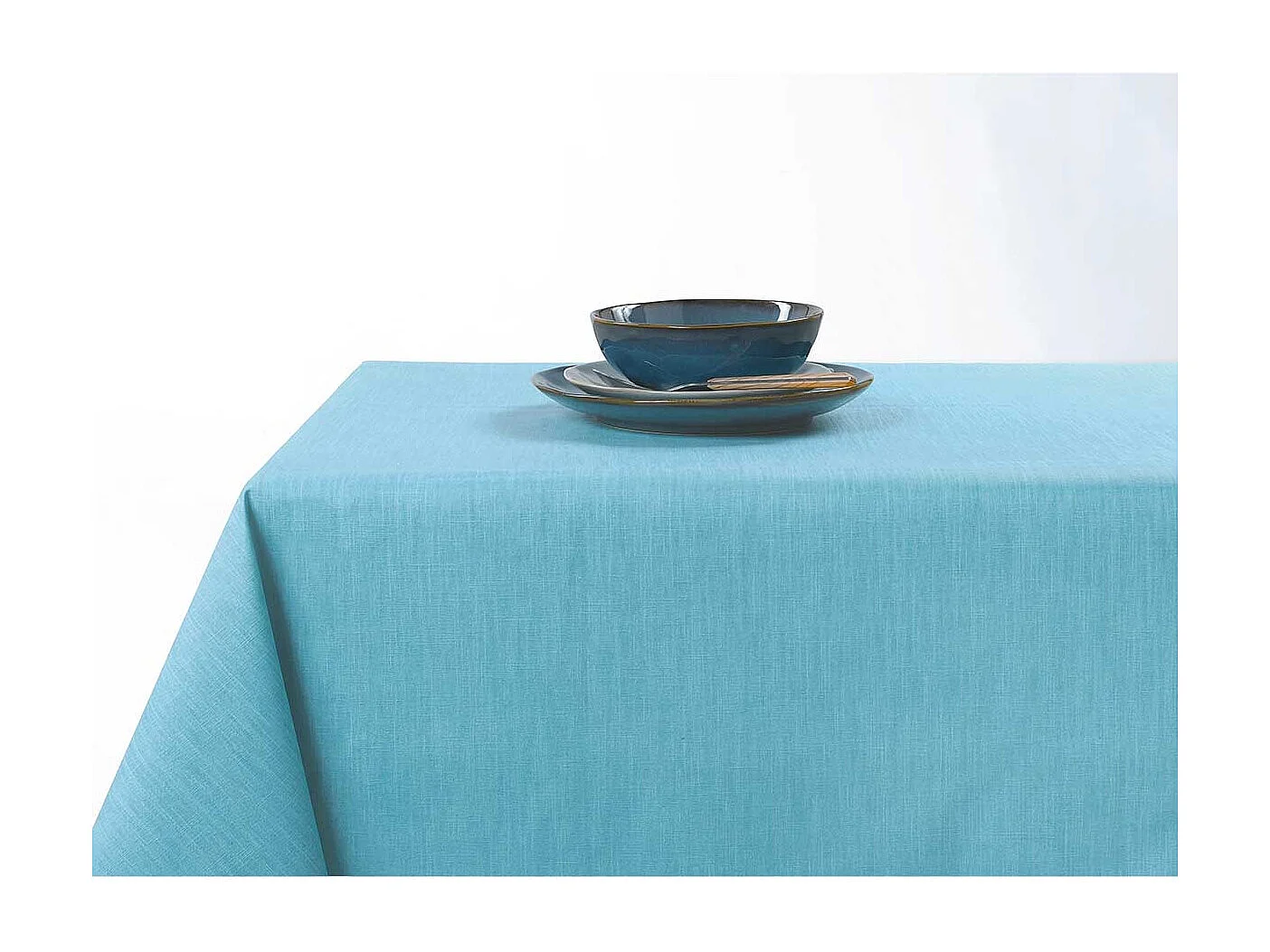 Mantel recubierto anti-manchas con colores acidulados