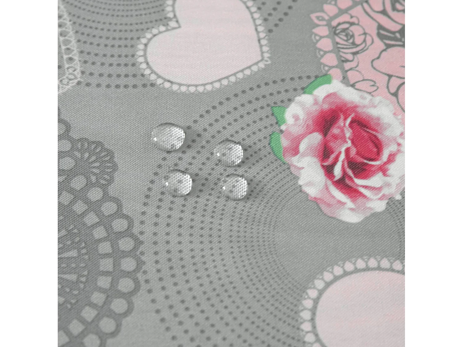 Nappe enduite esprit floral