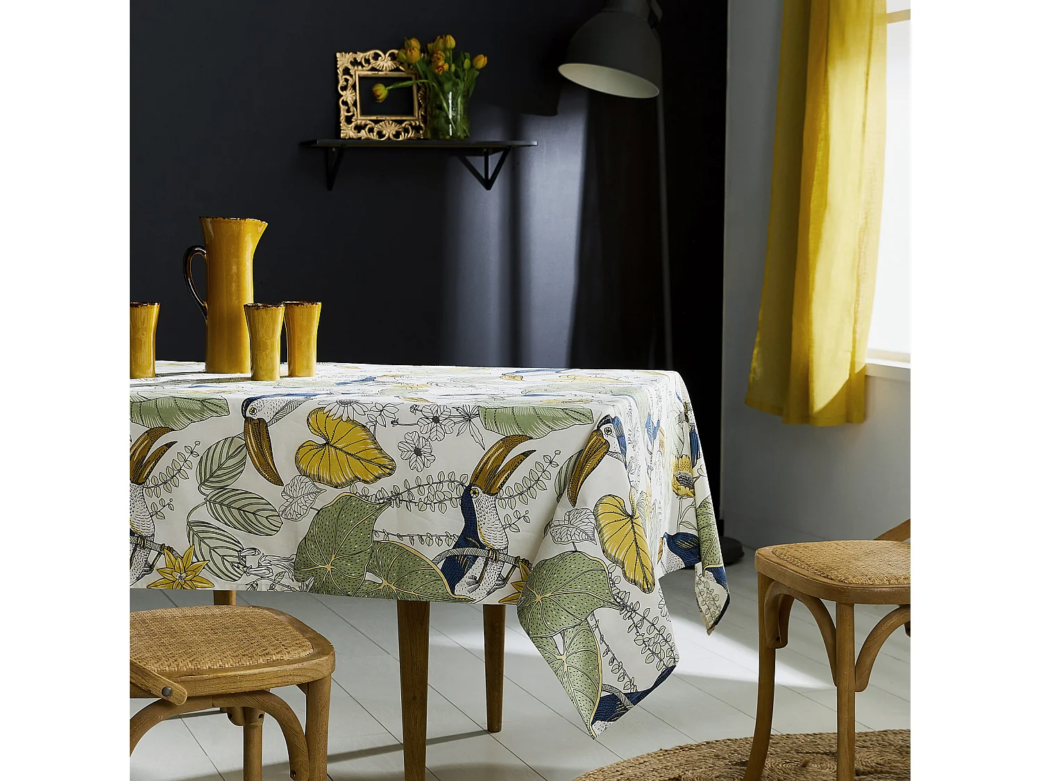 Nappe en coton enduit Brésil