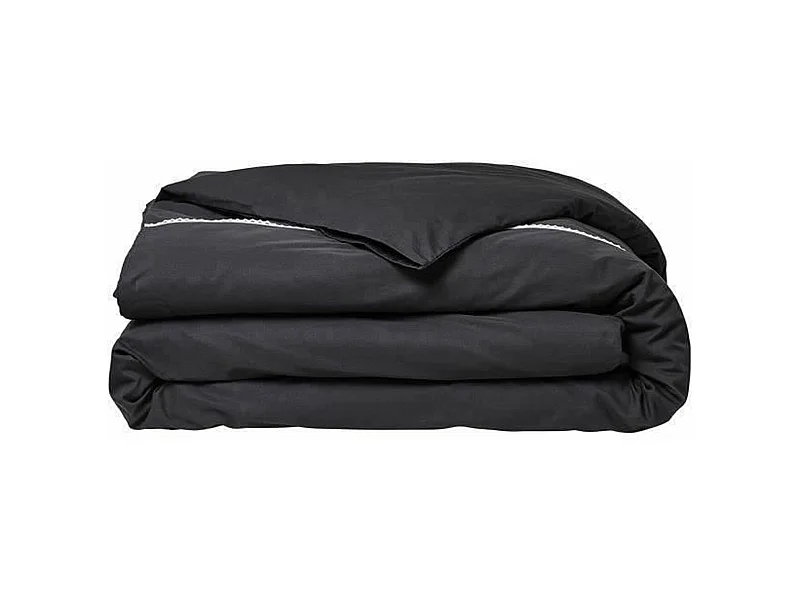 Schwarzes Bettwäscheset 240 x 260 cm