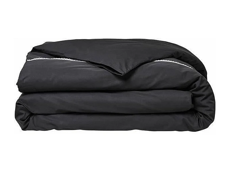 Schwarzes Bettwäscheset 240 x 260 cm