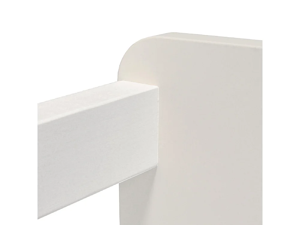 LIT 90x190 PILOU avec sommier et matelas / Blanc