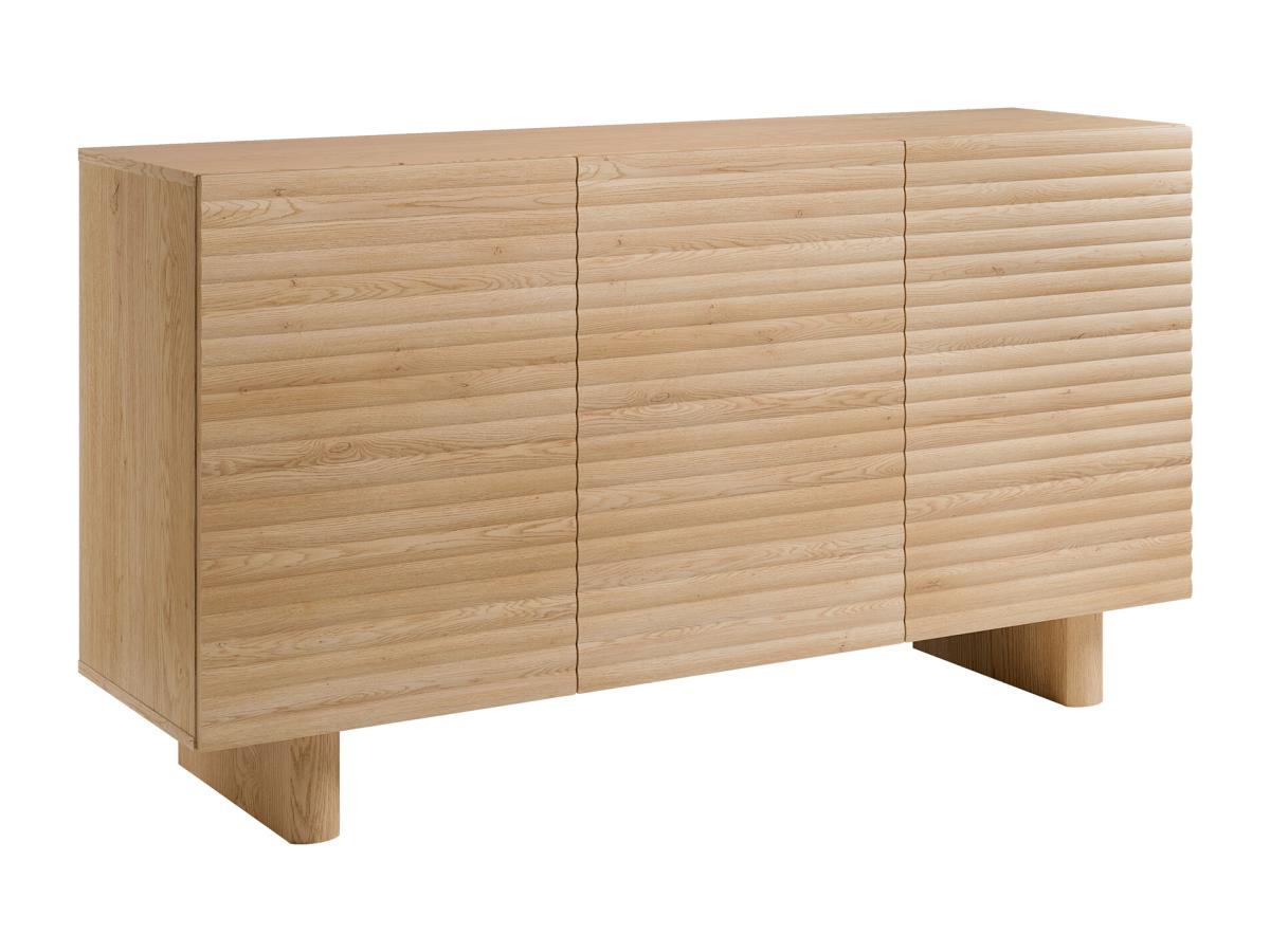 Sideboard mit 3 Türen - MDF - Holzfarben - LUDIMA günstig online kaufen