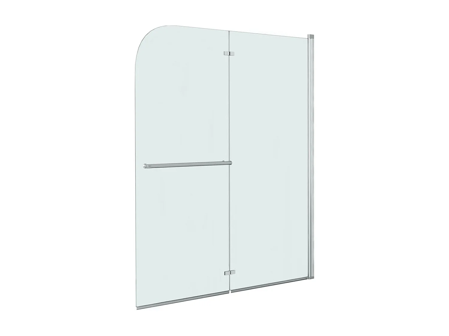 Box doccia pieghevole 2 ante ESG 120x140 cm