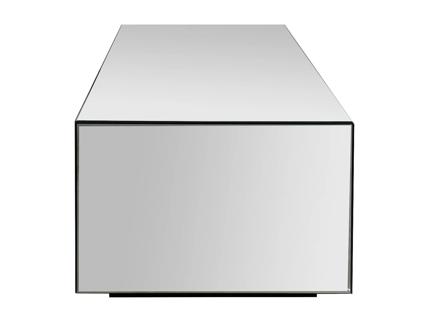 Table basse en MDF et miroir - MIRZEA