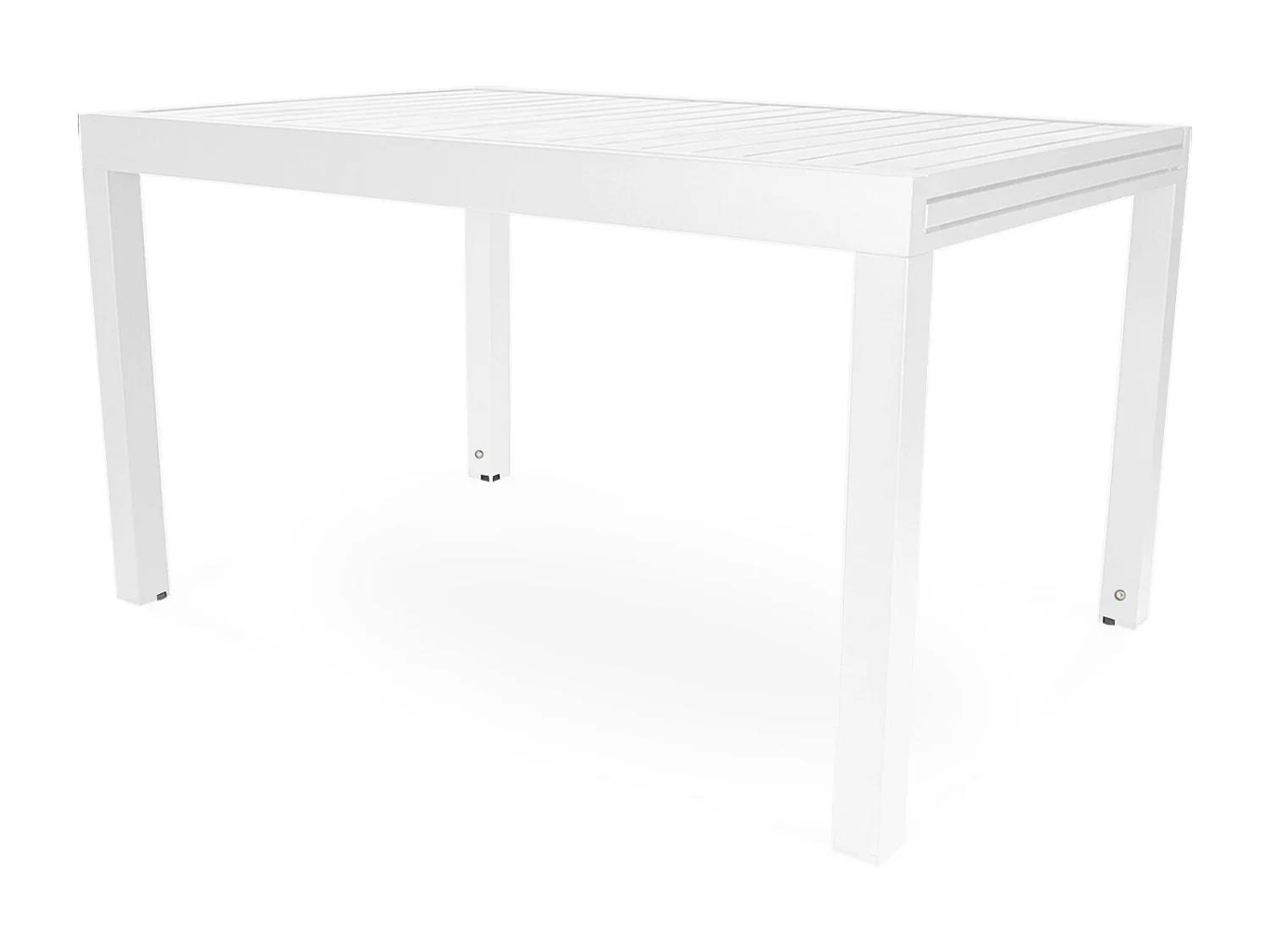 Tavolo da giardino allungabile bianco 135/270 x 90 cm mod. Ares
