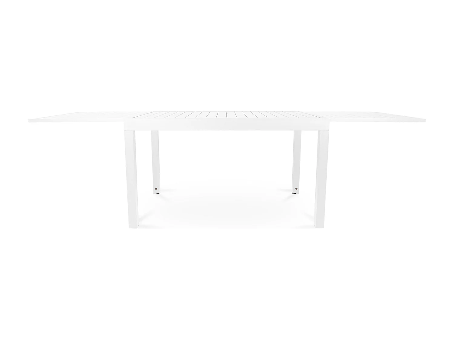 Tavolo da giardino allungabile bianco 135/270 x 90 cm mod. Ares