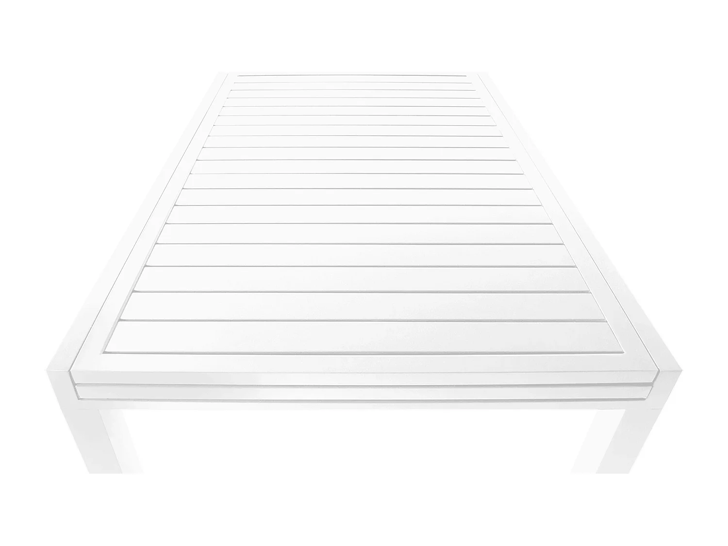 Tavolo da giardino allungabile bianco 135/270 x 90 cm mod. Ares