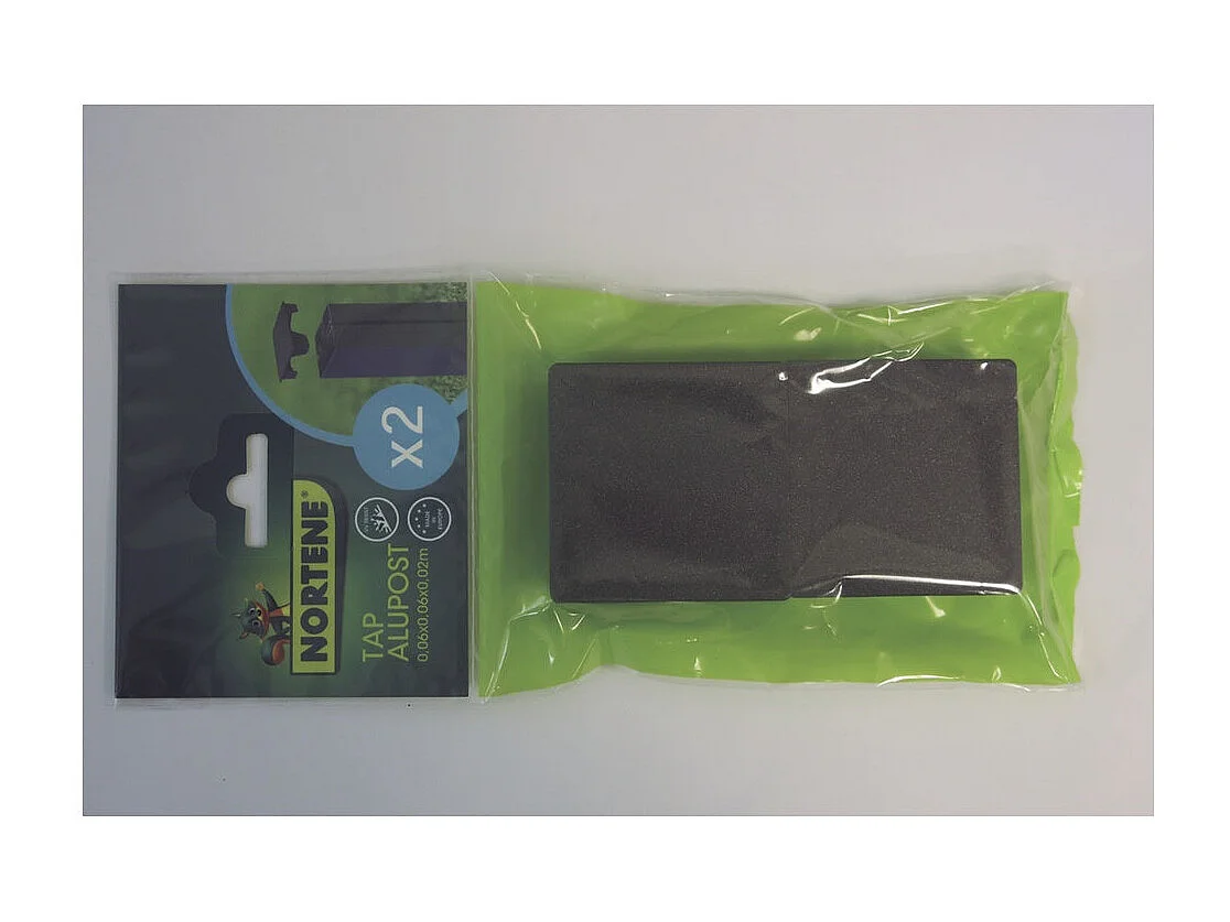 Tapa para poste alupost 2.1x6x6 cm antracita nortene 2.1X6X6 CM