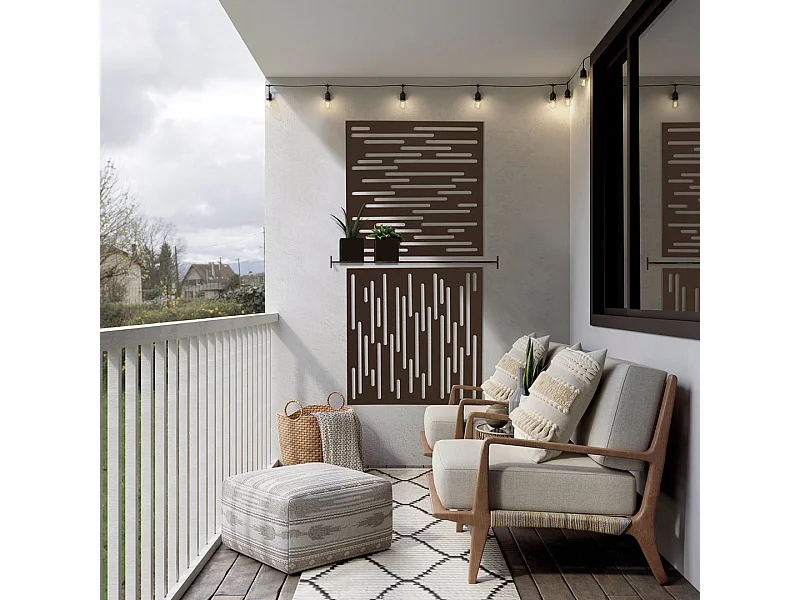 Panel decorativo nautic 1x1 m oxido nortene 1X1 M