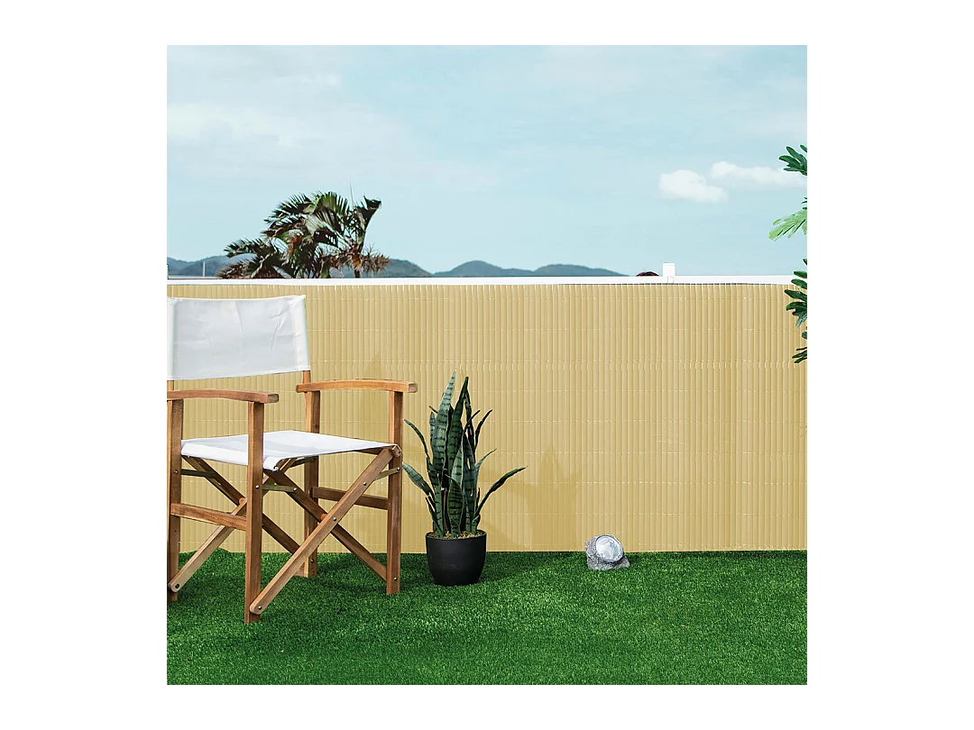 CAÑIZO PVC LITE DOBLE CARA 16 MM CAÑA 1,5X3 M