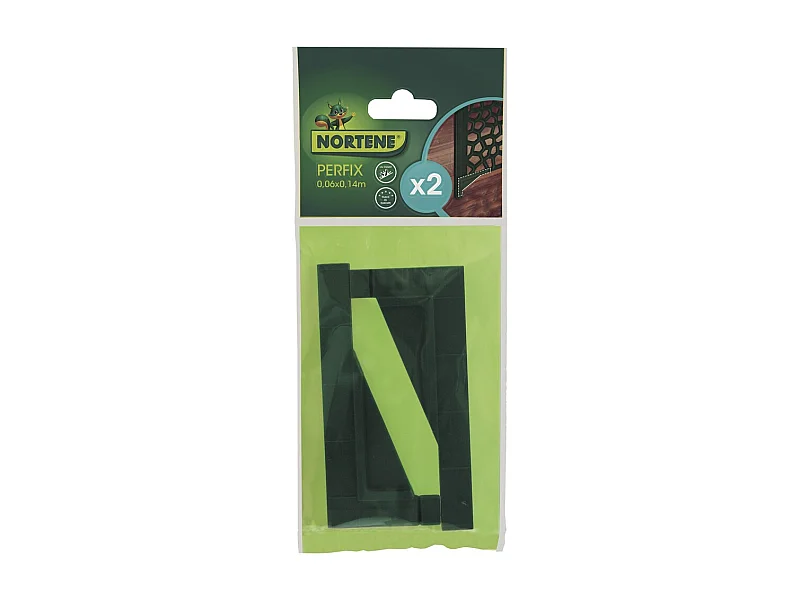 ESCUADRA PARA PANELES DECORATIVOS PREFIX 6X14 CM VERDE NORTENE