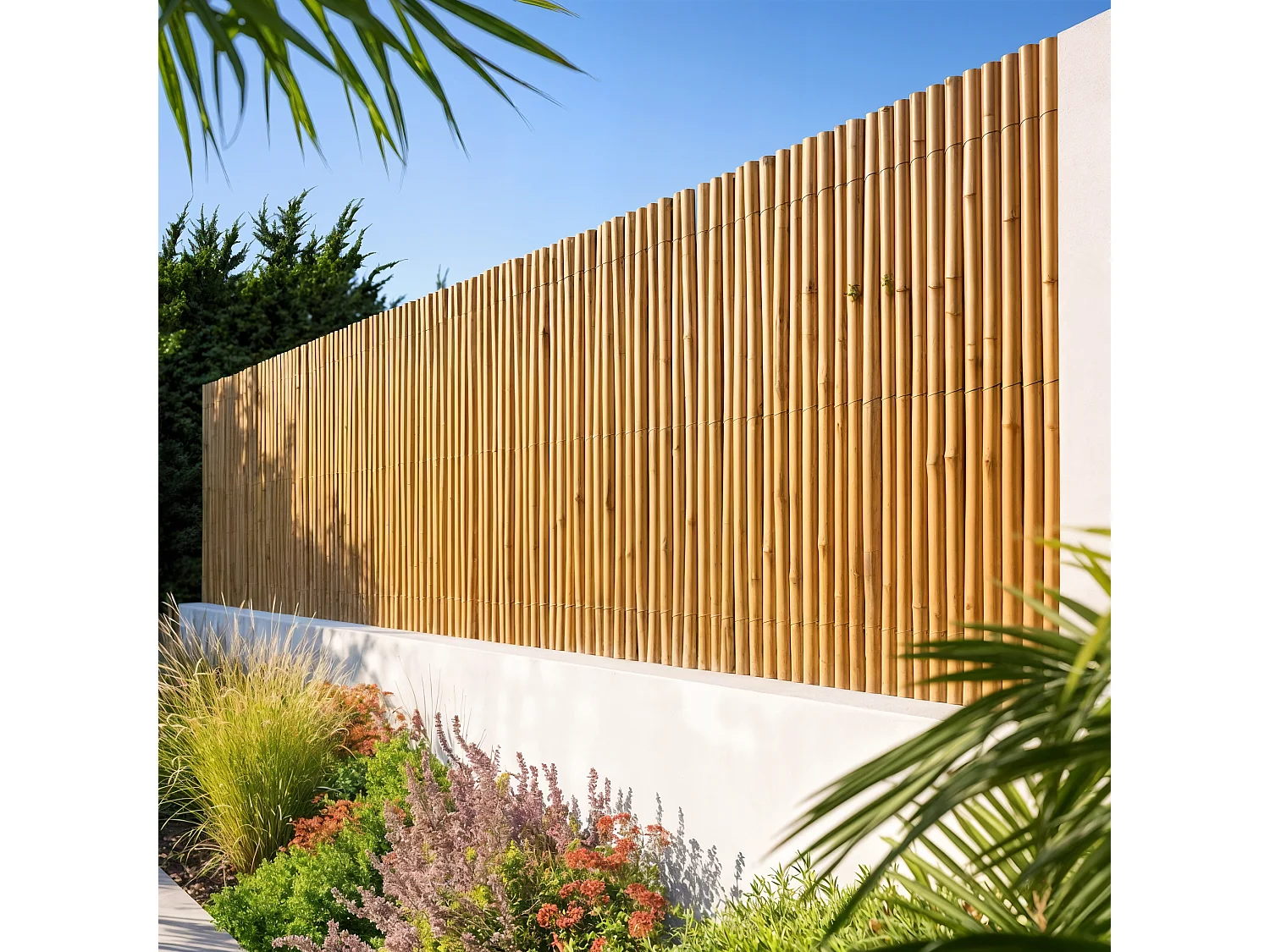 Cañizo entero barnizado bambooflex 1X3 M