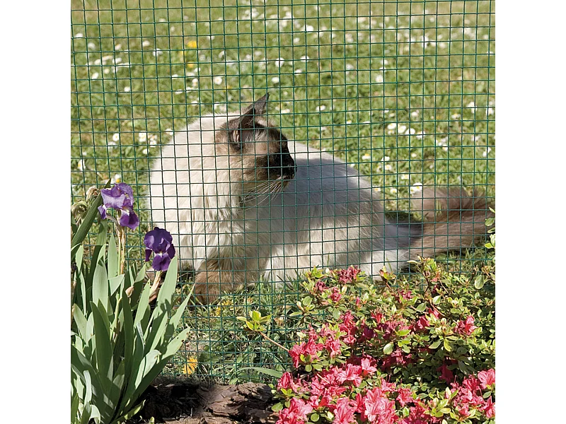 MALLA METALICA ELECTROSOLDADA FENSANET PLAST CUAD 12MM NORTENE 12MM 1X5 M