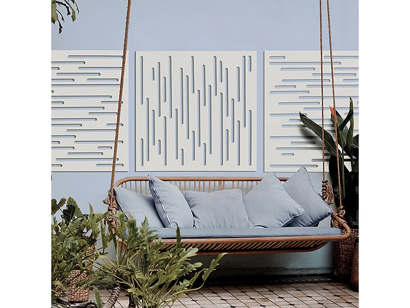 Panel decorativo nautic 1x1 m blanco nortene 1X1 M