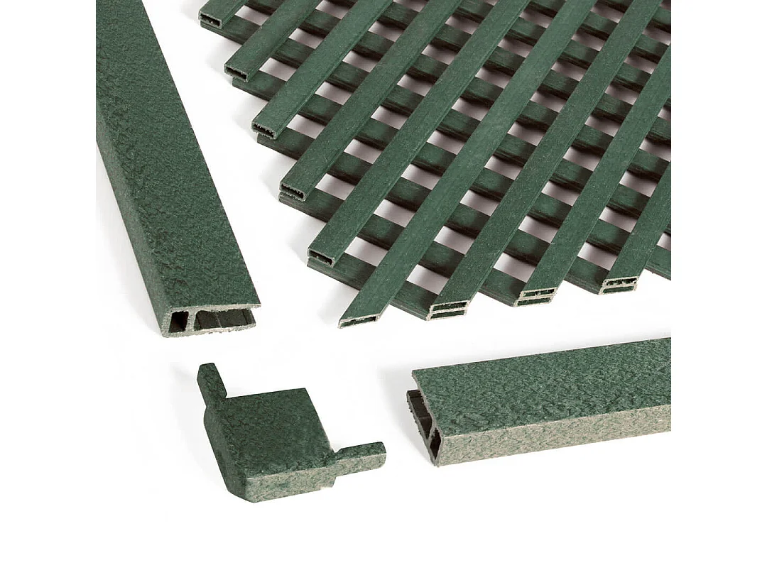 Kit escuadras lop marco verde nortene 1X3 M
