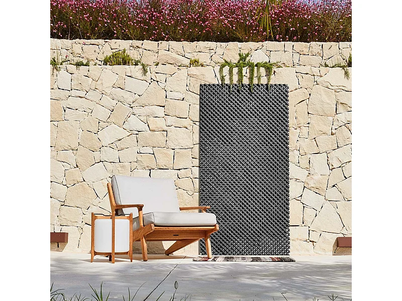 Celosía ecológica lop antracita 0.8 X 1.15 M