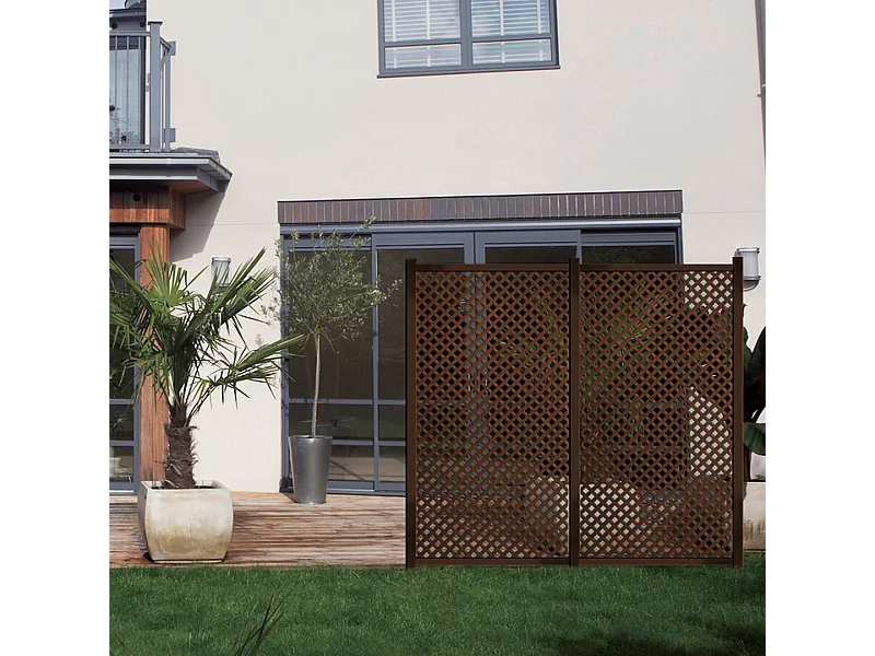 PANEL DECORATIVO PP 25 MM PRIVAT 1X2 M OXIDO NORTENE