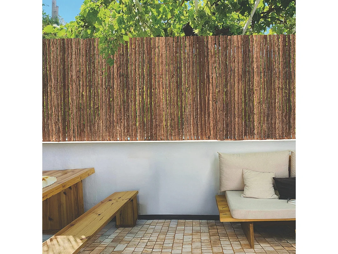 Tejido corteza pino simple cara 1X5 M