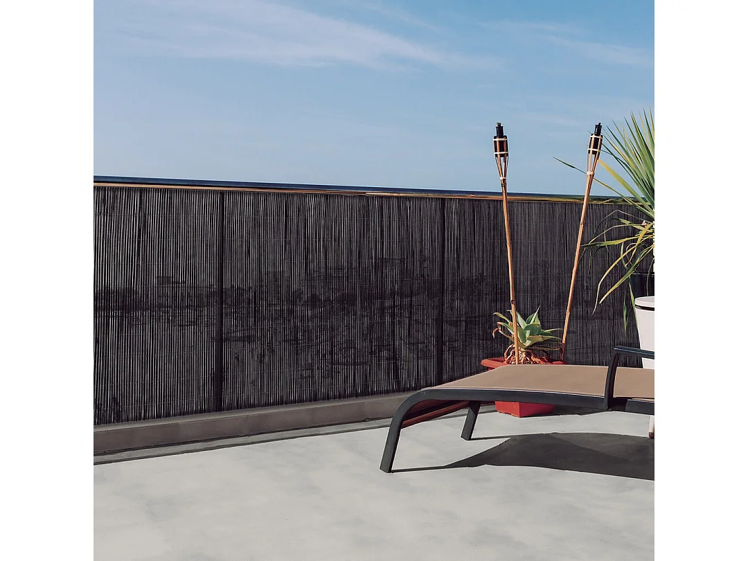 Cañizo sintético fency wick antracita nortene 2X3 M