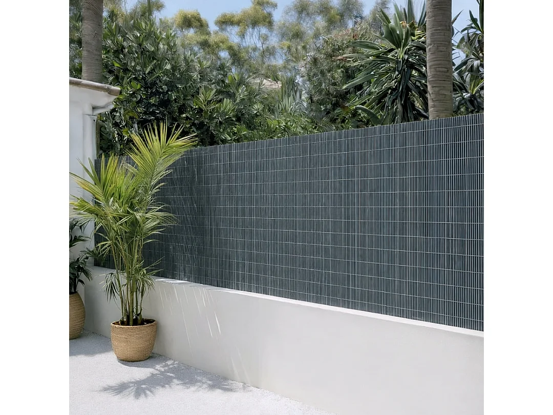 Cañizo sintético fency wick antracita nortene 2X3 M