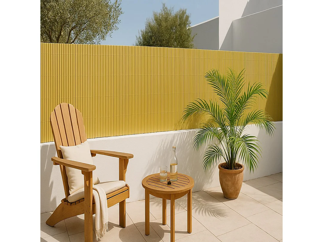 Cañizo pvc simple cara plasticane caña nortene 1X3 M