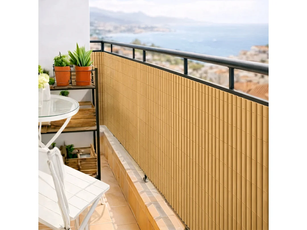 Cañizo pvc simple cara plasticane caña nortene 1X3 M