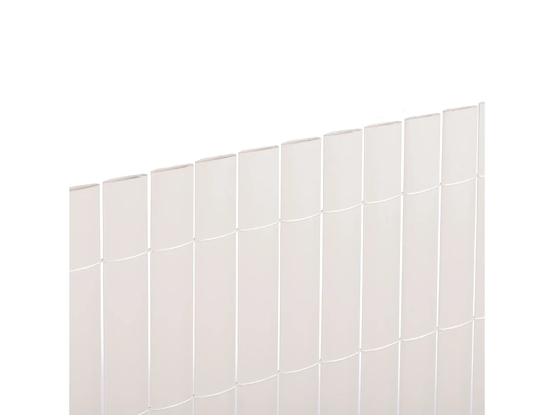 CAÑIZO PVC ELEGANCE RECYCANE DOBLE CARA 30MM BLANCO 1X3 M