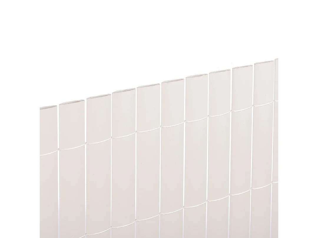 Cañizo pvc elegance recycane doble cara 30mm blanco 1X3 M