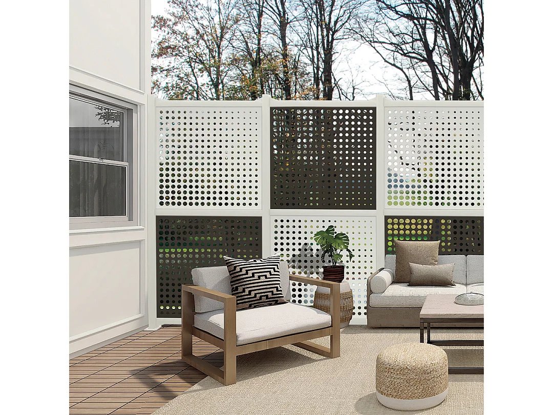 PANEL DECORATIVO MOON 1X1 M BLANCO NORTENE