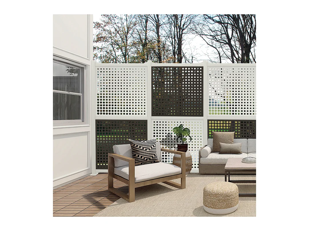 PANEL DECORATIVO MOON 1X1 M BLANCO NORTENE
