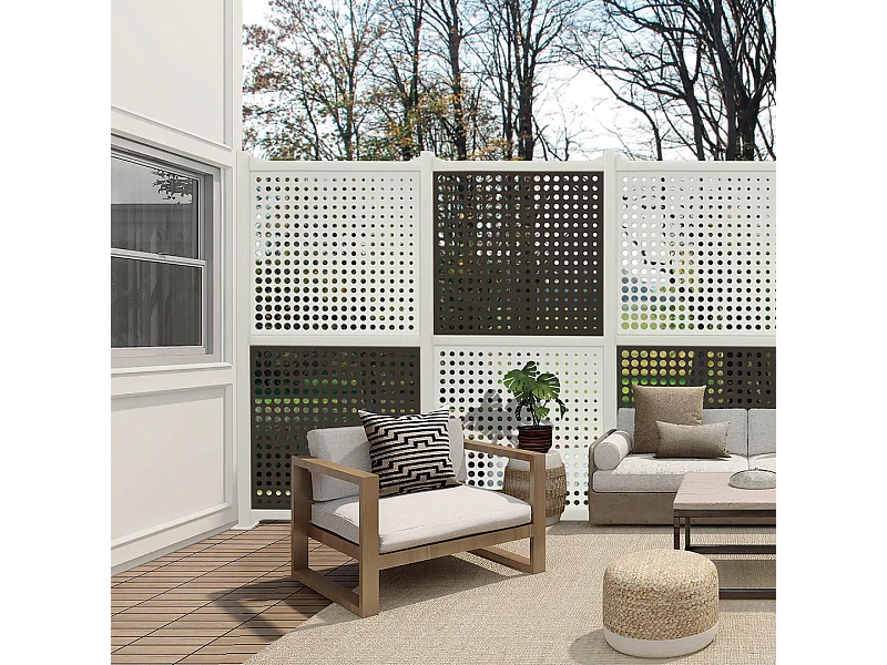 PANEL DECORATIVO MOON 1X1 M BLANCO NORTENE