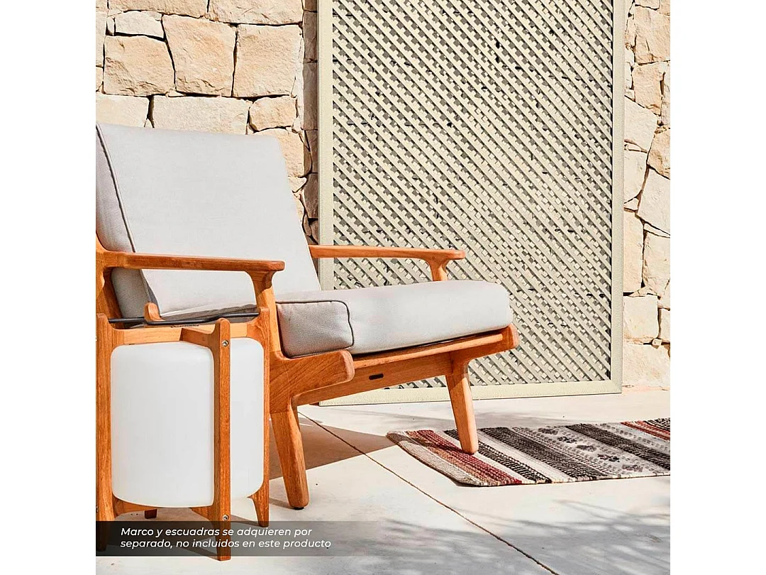 Celosía ecológica lop marfil 0.6 X 1.15 M