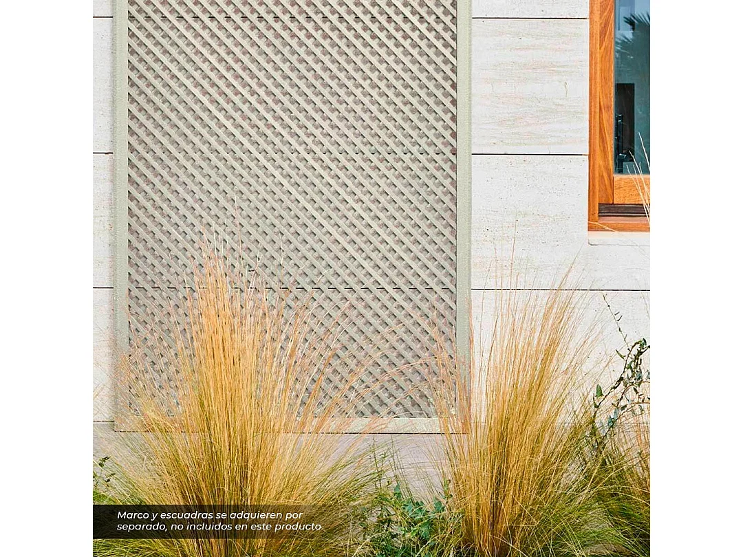 Celosía ecológica lop marfil 1X2 M