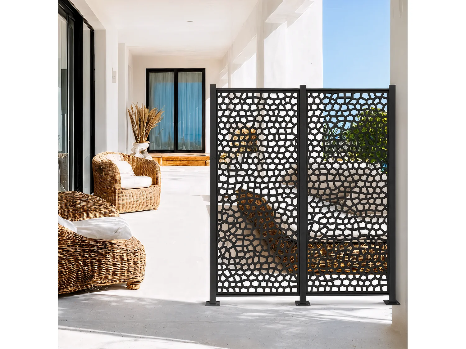 Panel decorativo mosaïc 1x2 m antracita nortene 1X2 M