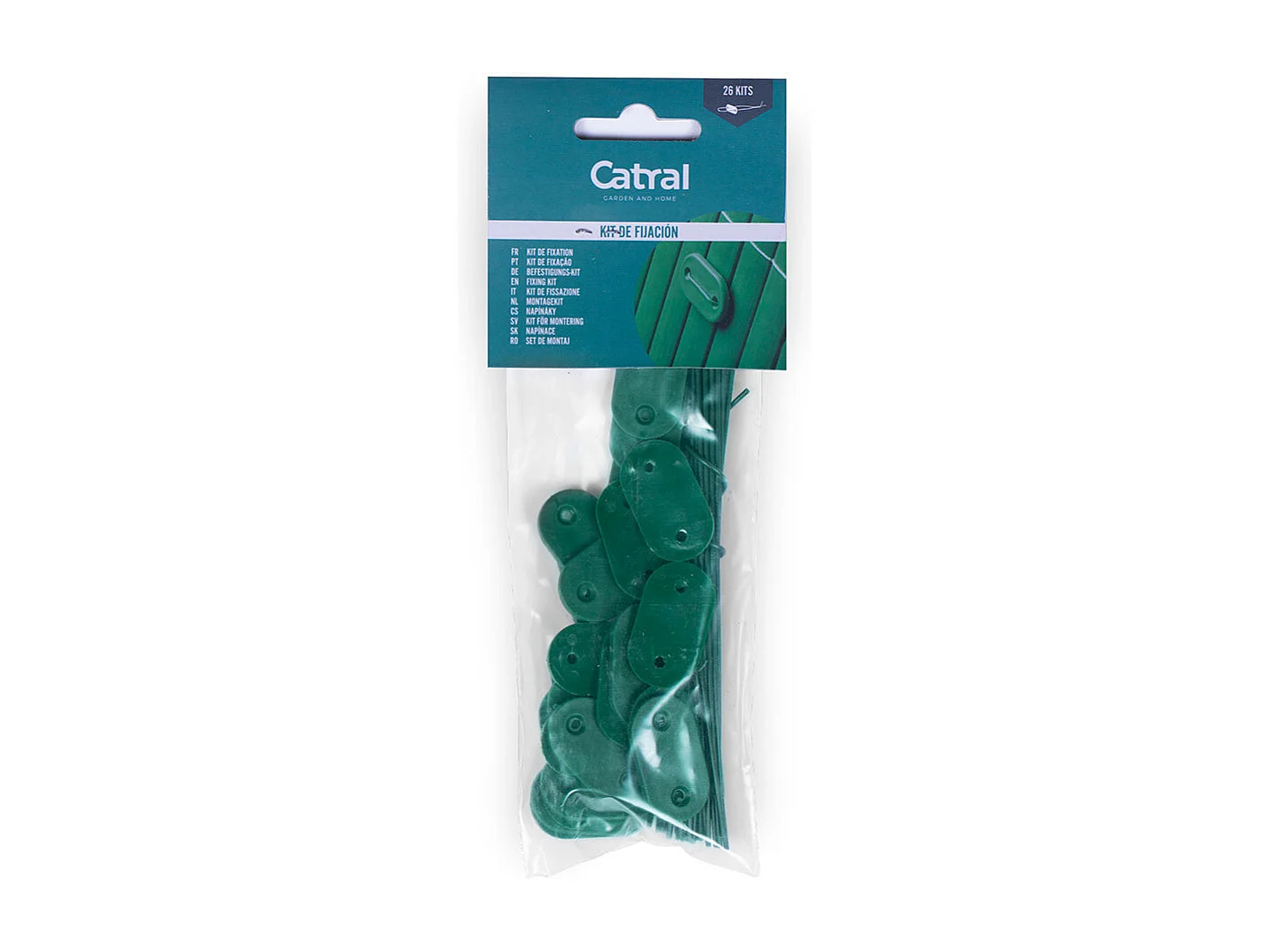 Kit fijación verde 1X3 M