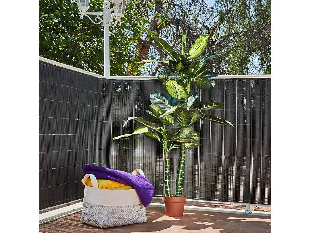 Mimbre lop ecológico antracita 0,9X3 M