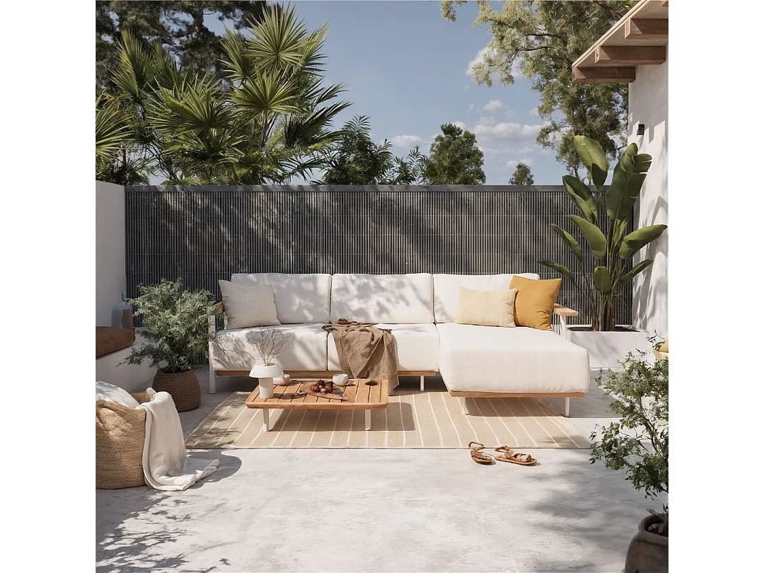 Mimbre lop ecológico antracita 0,9X3 M