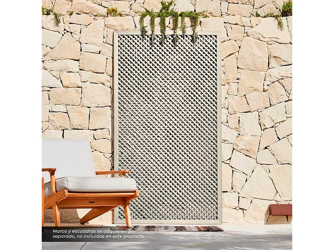 Celosía ecológica lop marfil 0.8 X 1.15 M