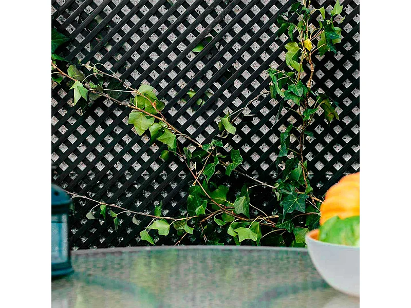 CELOSÍA FIJA PVC ANTRACITA 18 MM NORTENE 1X2 M