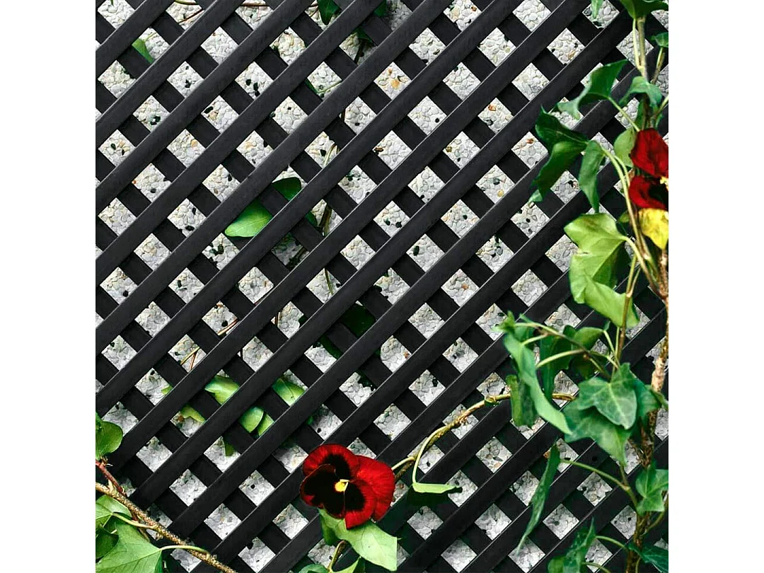 CELOSÍA FIJA PVC ANTRACITA 18 MM NORTENE 1X2 M