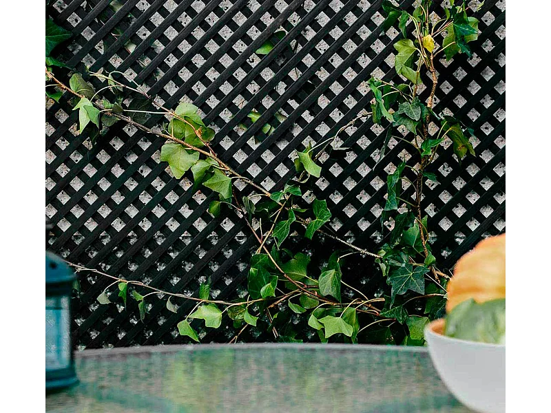 CELOSÍA FIJA PVC ANTRACITA 18 MM NORTENE 0.6 X 1.15 M