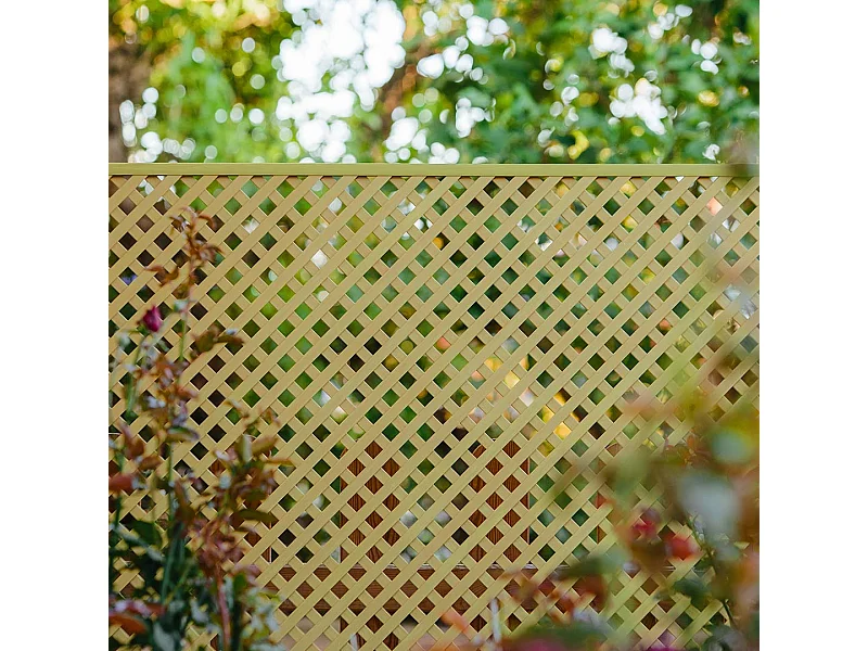 CELOSÍA FIJA PVC MARFIL 18 MM NORTENE 1X2 M