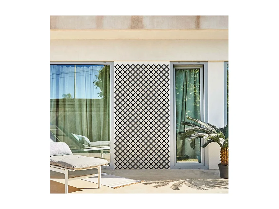 CELOSÍA FIJA PVC 48 MM 1X2 M NORTENE 1X2 M