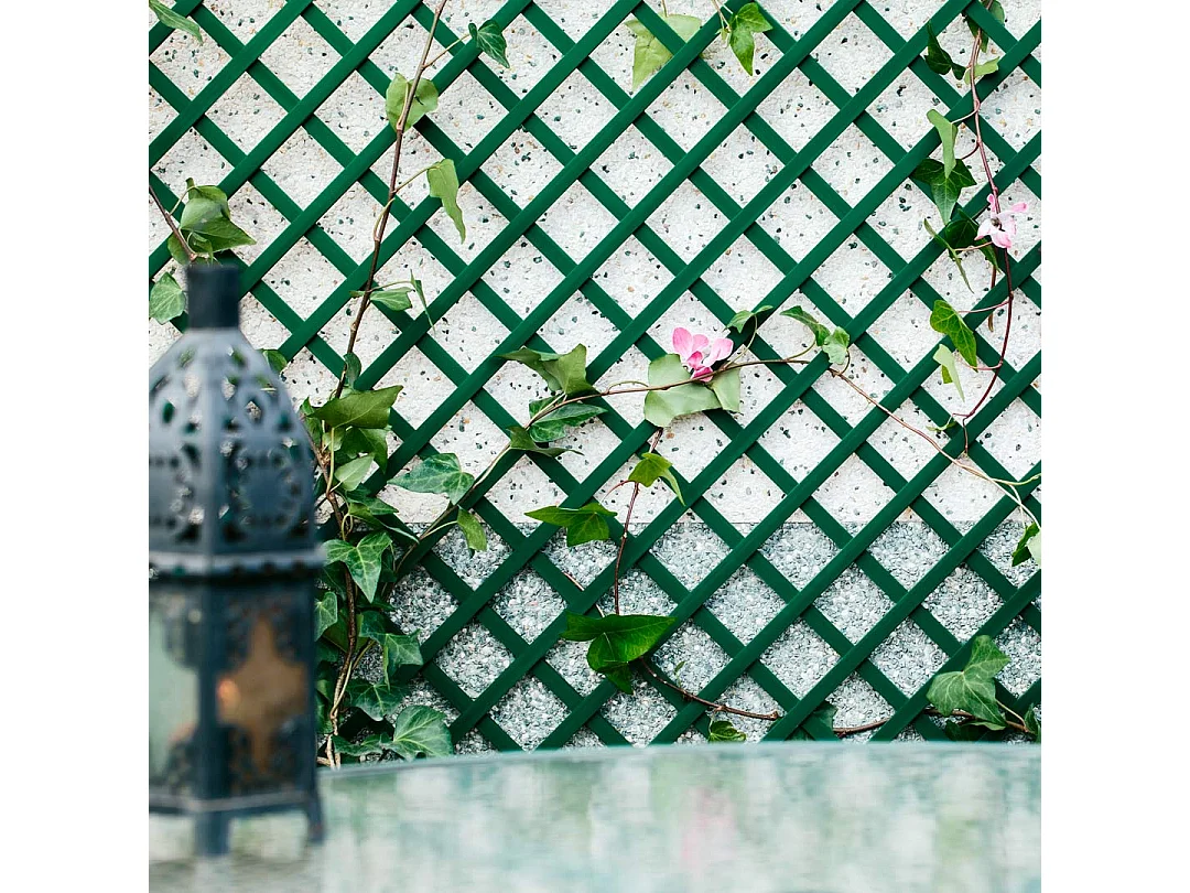 Celosía fija pvc 48 mm 1x2 m nortene 1X2 M