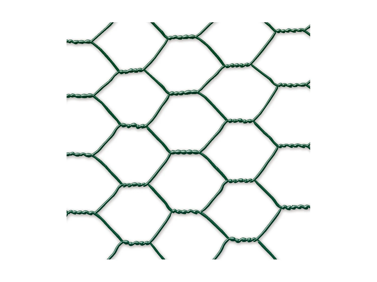 Malla de triple torsion galvanex plast nortene 0.5X10 M