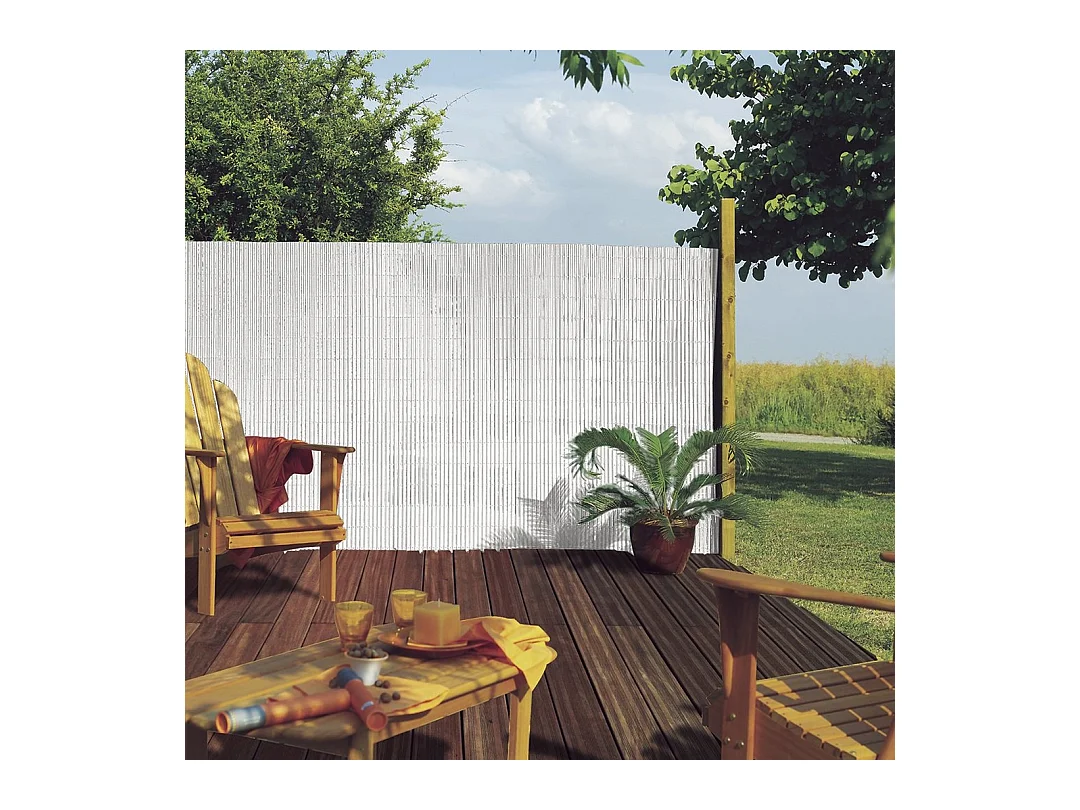 CAÑIZO PVC SIMPLE CARA PLASTICANE BLANCO NORTENE 1X3 M