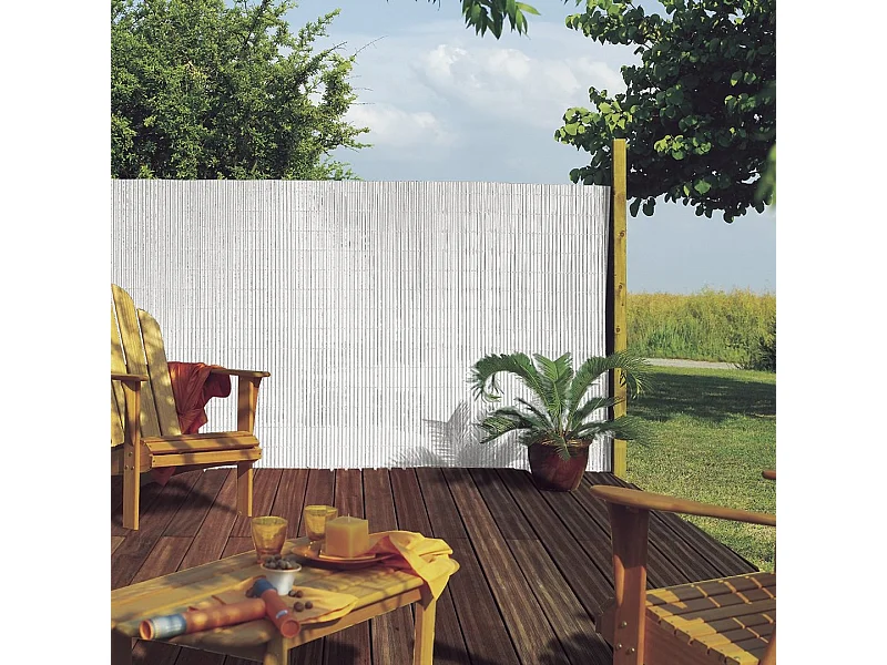 CAÑIZO PVC SIMPLE CARA PLASTICANE BLANCO NORTENE 1X3 M