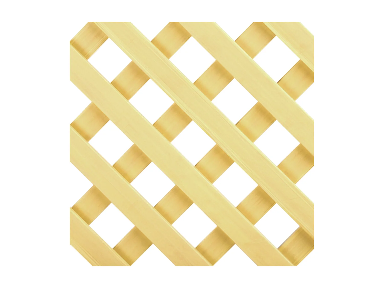 Celosía fija pvc marfil 18 mm nortene